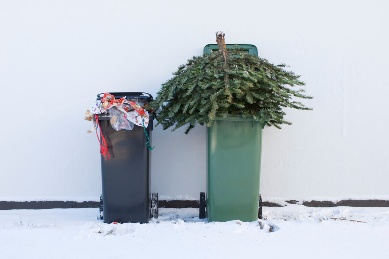 Christmas recycling